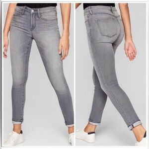 Athleta Grey Sculptek Skinny Fit Mid-Rise Jeans Size 6